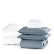 Organic Cotton Percale Duvet Dorm Bundle - Bare Home