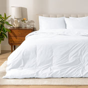 Organic Cotton Percale Duvet Dorm Bundle - Bare Home