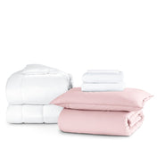 Organic Cotton Percale Duvet Dorm Bundle - Bare Home
