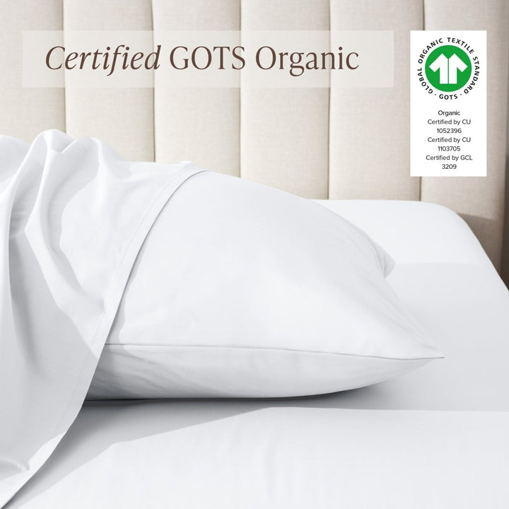 Organic Cotton Percale Pillowcase Set - Bare Home