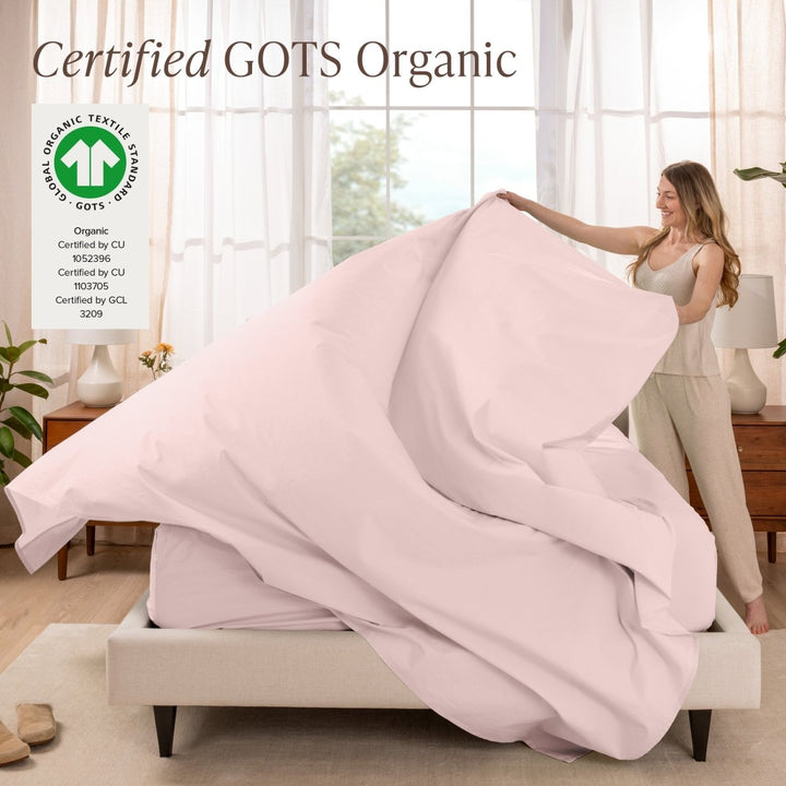 Organic Cotton Percale Sheet Set - Bare Home