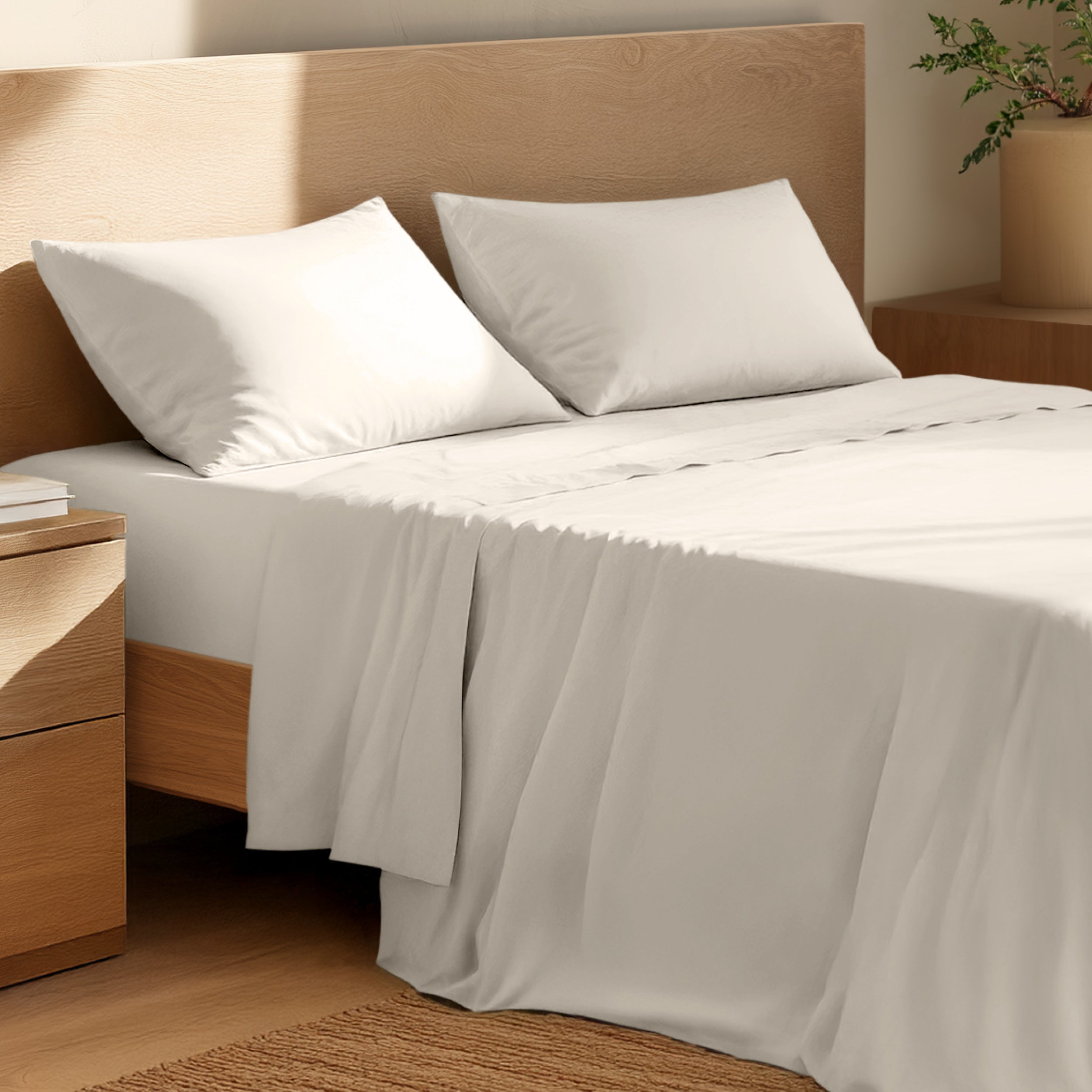 Organic Cotton Percale Sheet Set - Bare Home