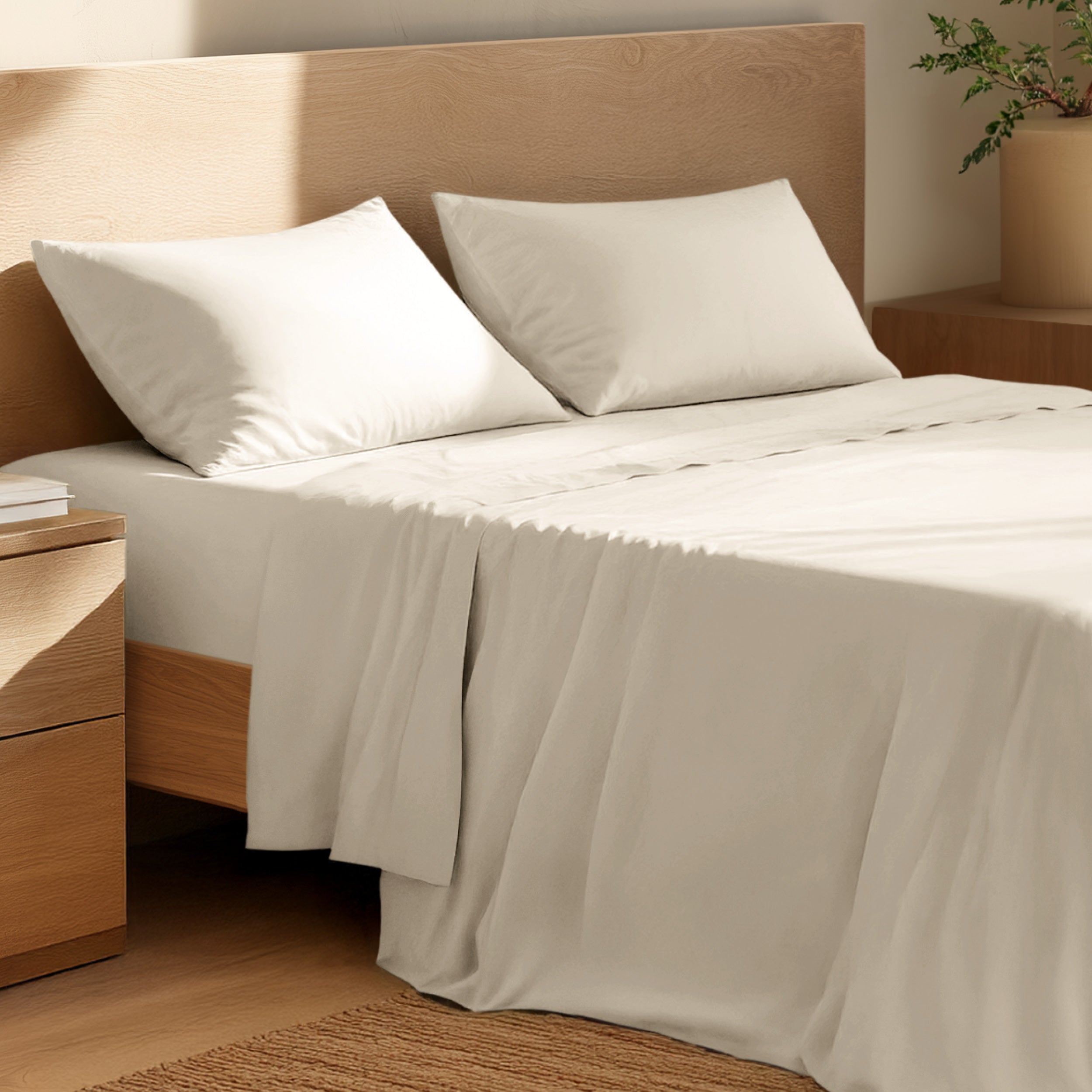 Organic Cotton Percale Sheet Set - Bare Home