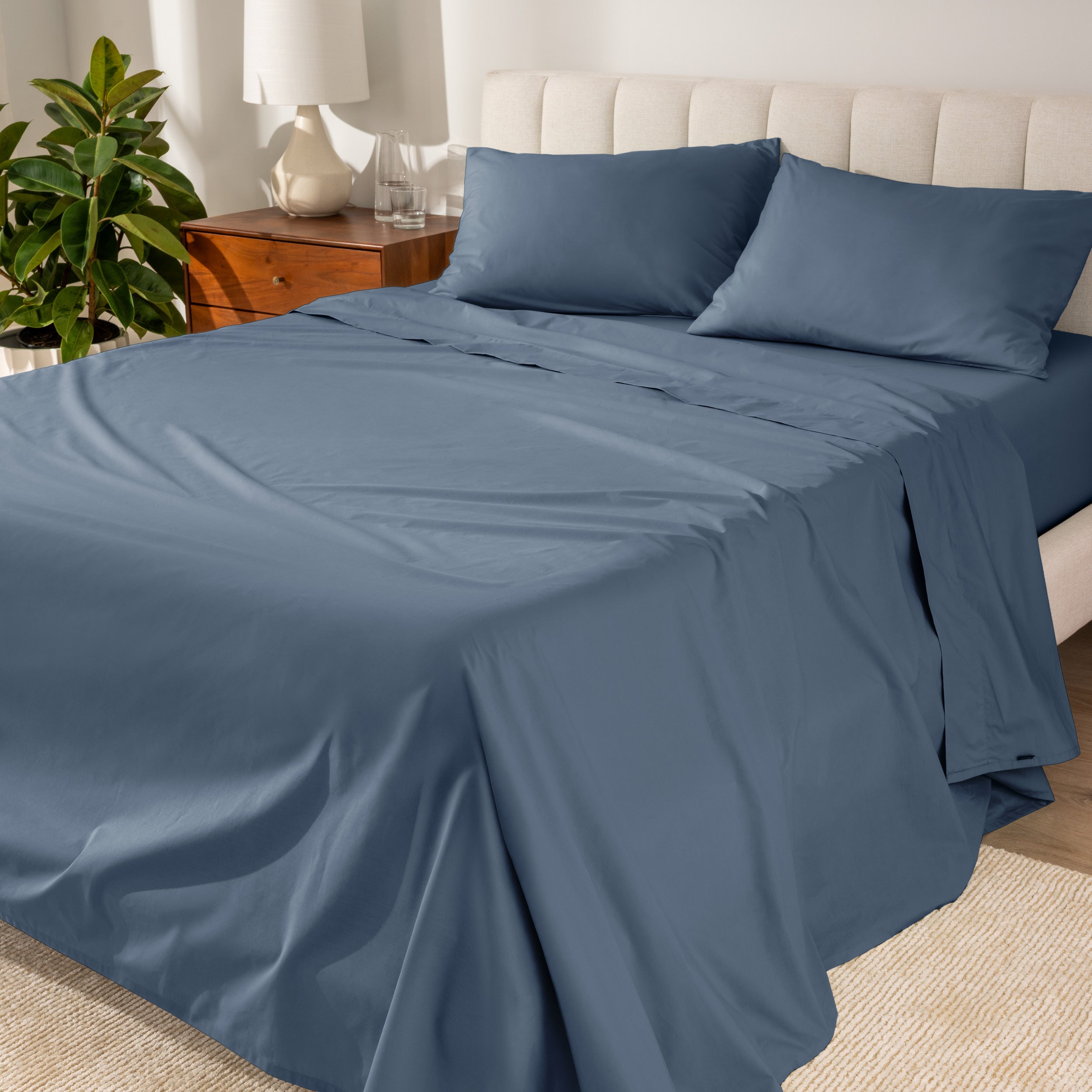 Organic Cotton Percale Sheet Set - Bare Home
