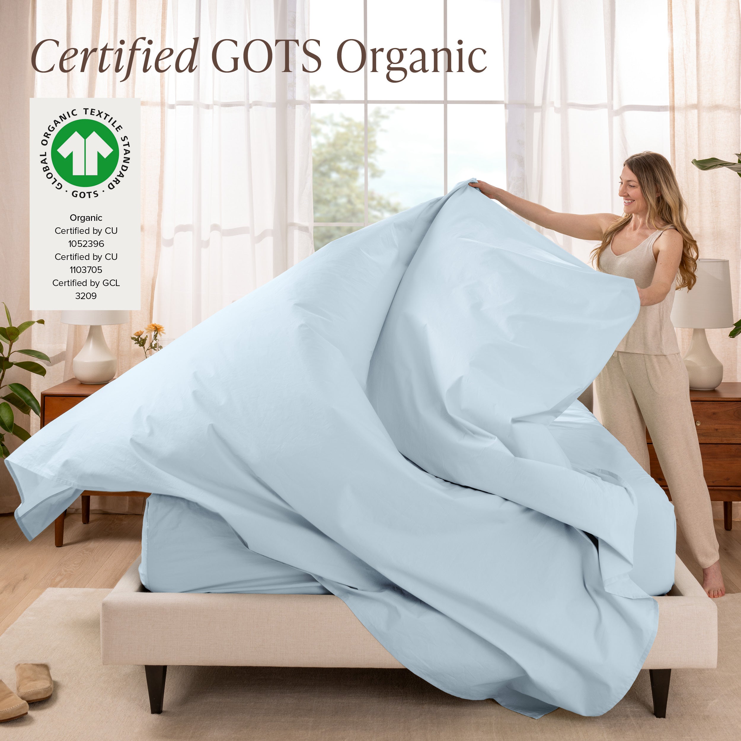 Organic Cotton Percale Sheet Set - Bare Home