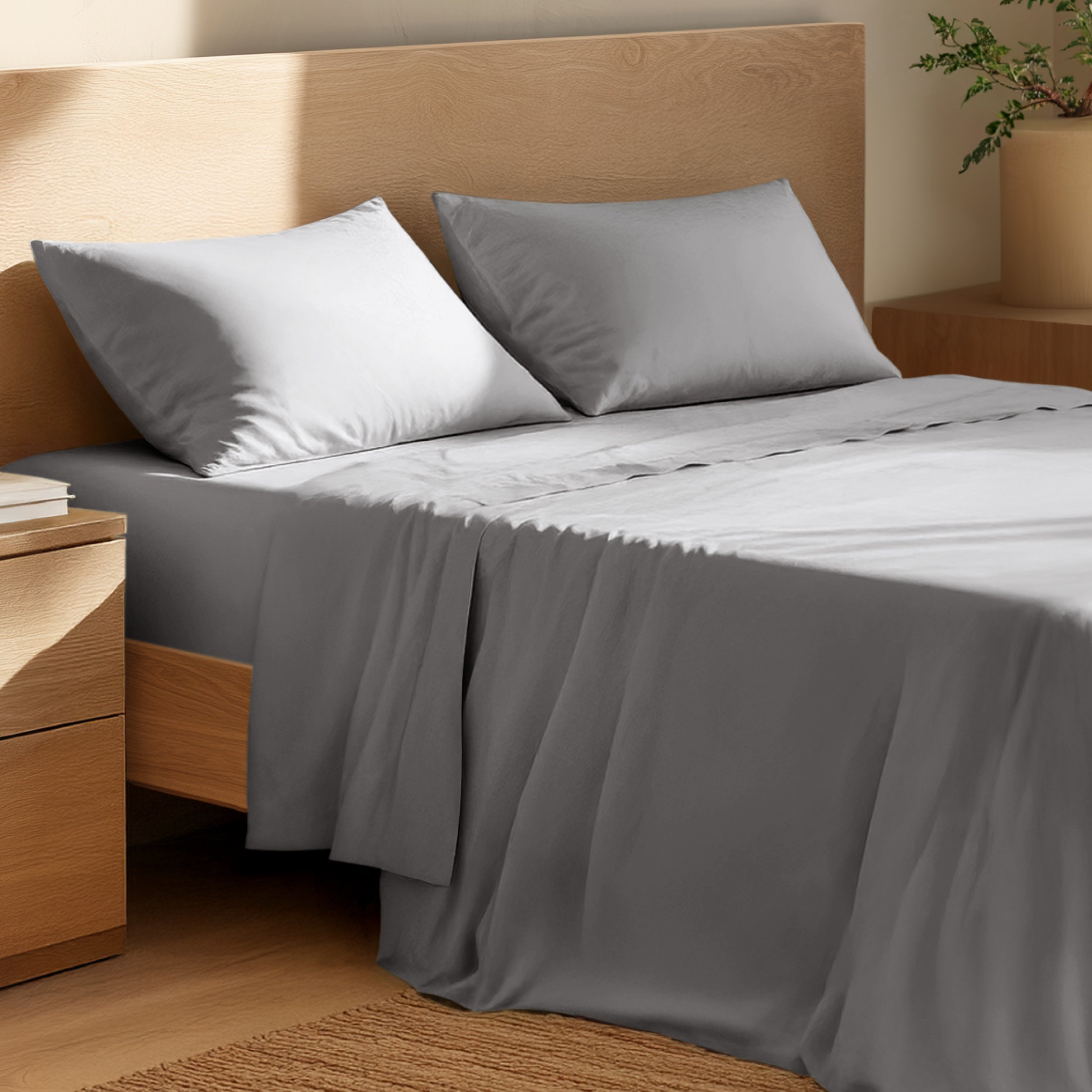 Organic Cotton Percale Sheet Set - Bare Home