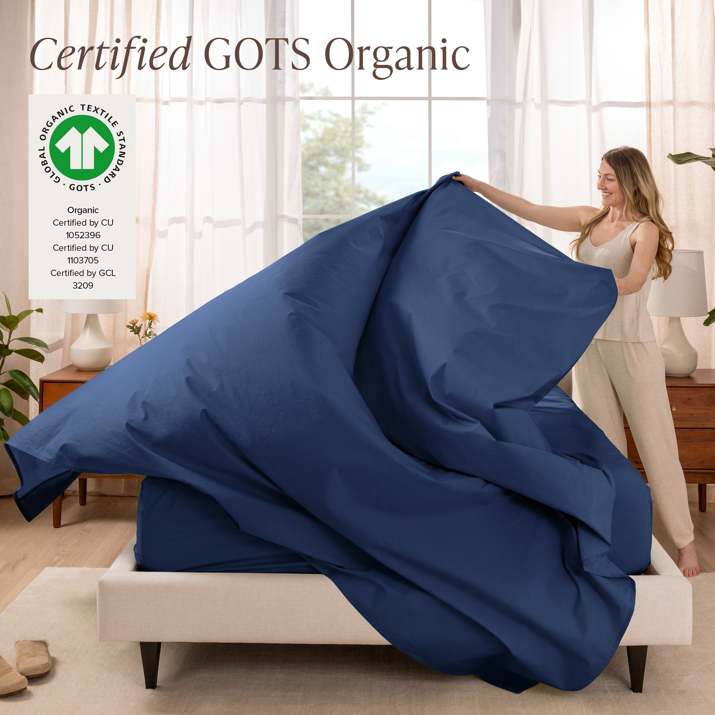 Organic Cotton Percale Sheet Set - Bare Home