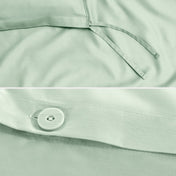 Organic Cotton Sateen Duvet Cover Set - Bare Home