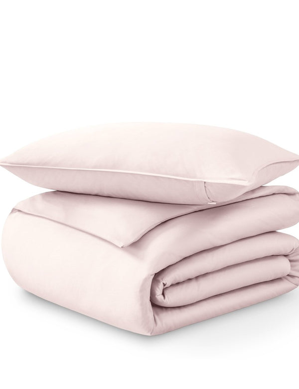 Organic Cotton Sateen Duvet Cover Set - Bare Home