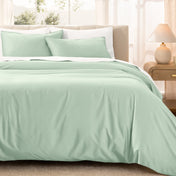 Organic Cotton Sateen Duvet Cover Set - Bare Home