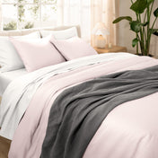 Organic Cotton Sateen Duvet Cover Set - Bare Home