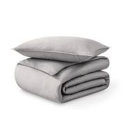 Organic Cotton Sateen Duvet Cover Set - Bare Home