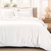 Organic Cotton Sateen Duvet Cover Set - Bare Home