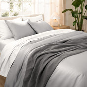 Organic Cotton Sateen Duvet Cover Set - Bare Home