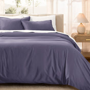 Organic Cotton Sateen Duvet Cover Set - Bare Home