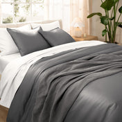 Organic Cotton Sateen Duvet Cover Set - Bare Home