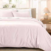 Organic Cotton Sateen Duvet Cover Set - Bare Home