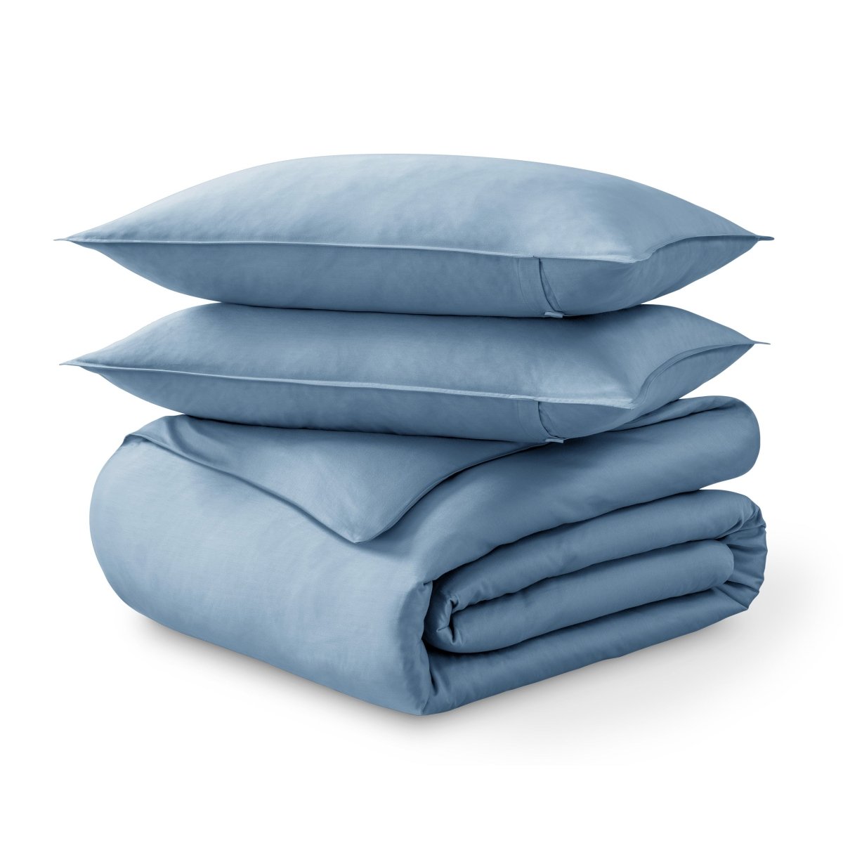 Organic Cotton Sateen Duvet Cover Set - Bare Home