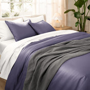 Organic Cotton Sateen Duvet Cover Set - Bare Home