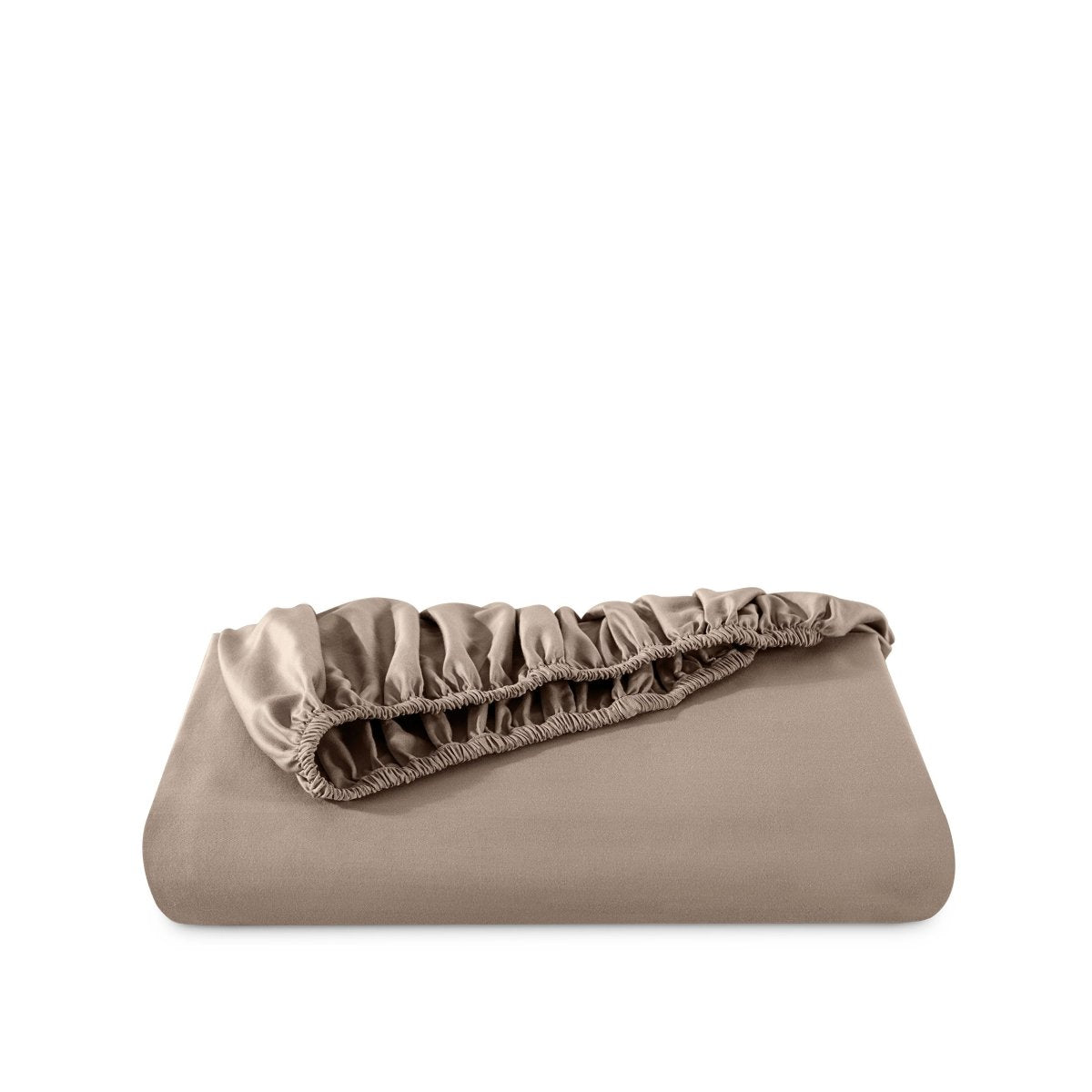 Organic Cotton Sateen Fitted Sheet - Bare Home