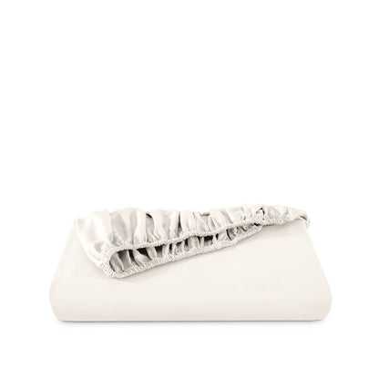 Organic Cotton Sateen Fitted Sheet - Bare Home