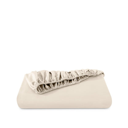 Organic Cotton Sateen Fitted Sheet - Bare Home