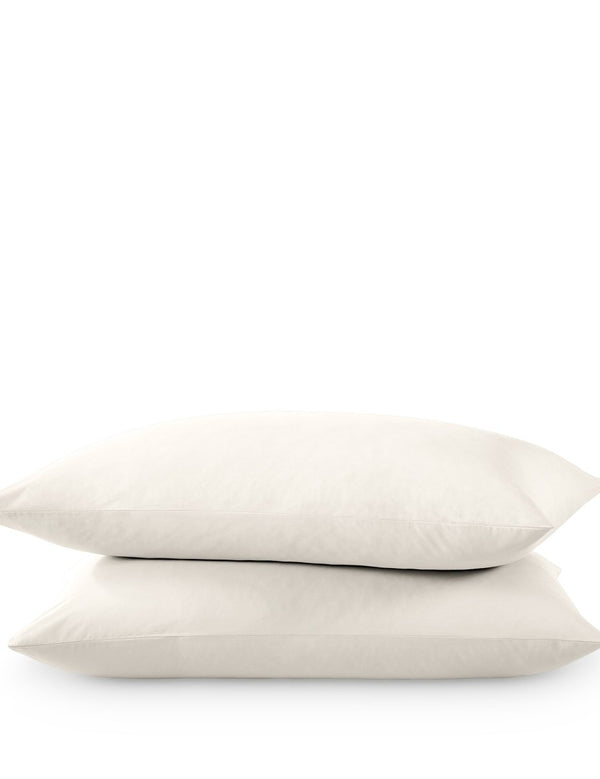 Organic Cotton Sateen Pillowcase Set - Bare Home