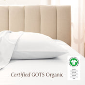 Organic Cotton Sateen Pillowcase Set - Bare Home