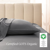 Organic Cotton Sateen Pillowcase Set - Bare Home