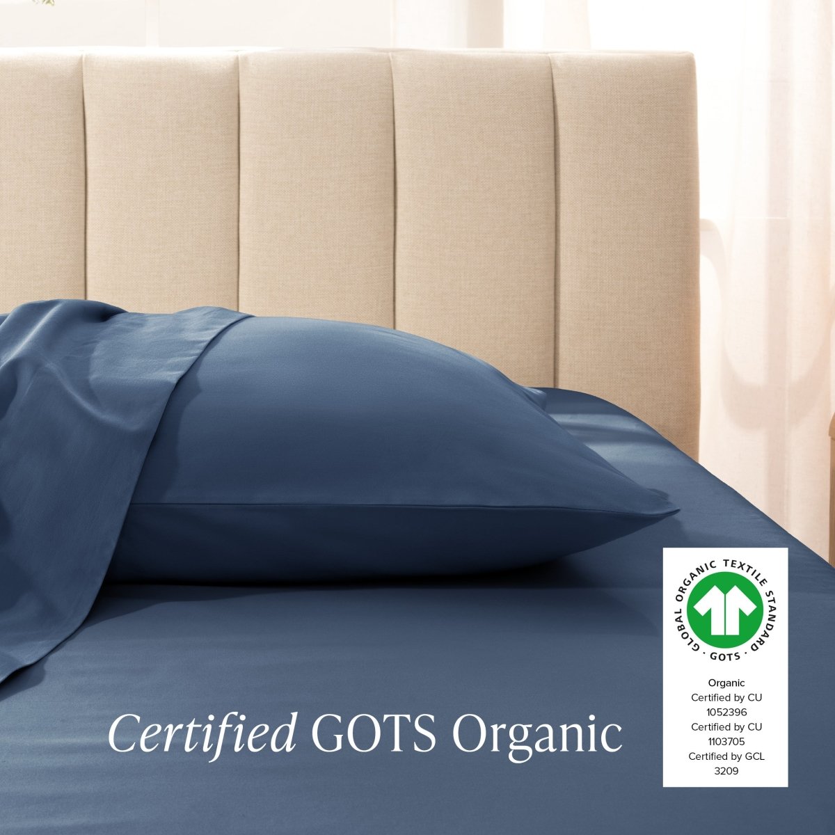 Organic Cotton Sateen Pillowcase Set - Bare Home