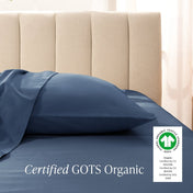 Organic Cotton Sateen Pillowcase Set - Bare Home