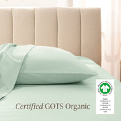 Organic Cotton Sateen Pillowcase Set - Bare Home