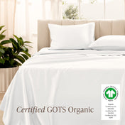 Organic Cotton Sateen Sheet Set - Bare Home