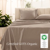 Organic Cotton Sateen Sheet Set - Bare Home