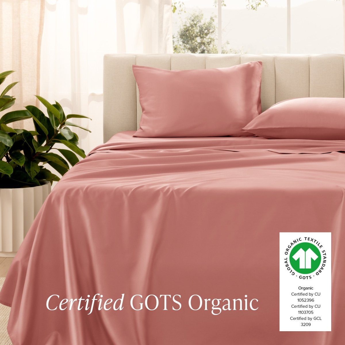 Organic Cotton Sateen Sheet Set - Bare Home