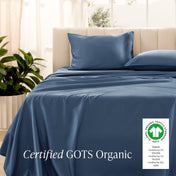 Organic Cotton Sateen Sheet Set - Bare Home