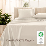 Organic Cotton Sateen Sheet Set - Bare Home