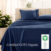 Organic Cotton Sateen Sheet Set - Bare Home