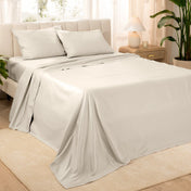 Organic Cotton Sateen Sheet Set - Bare Home