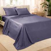 Organic Cotton Sateen Sheet Set - Bare Home