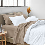Microfiber Sheet Set - Open End Pillowcase - Bare Home