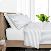 Microfiber Duvet Cover & Sham Set - Prints