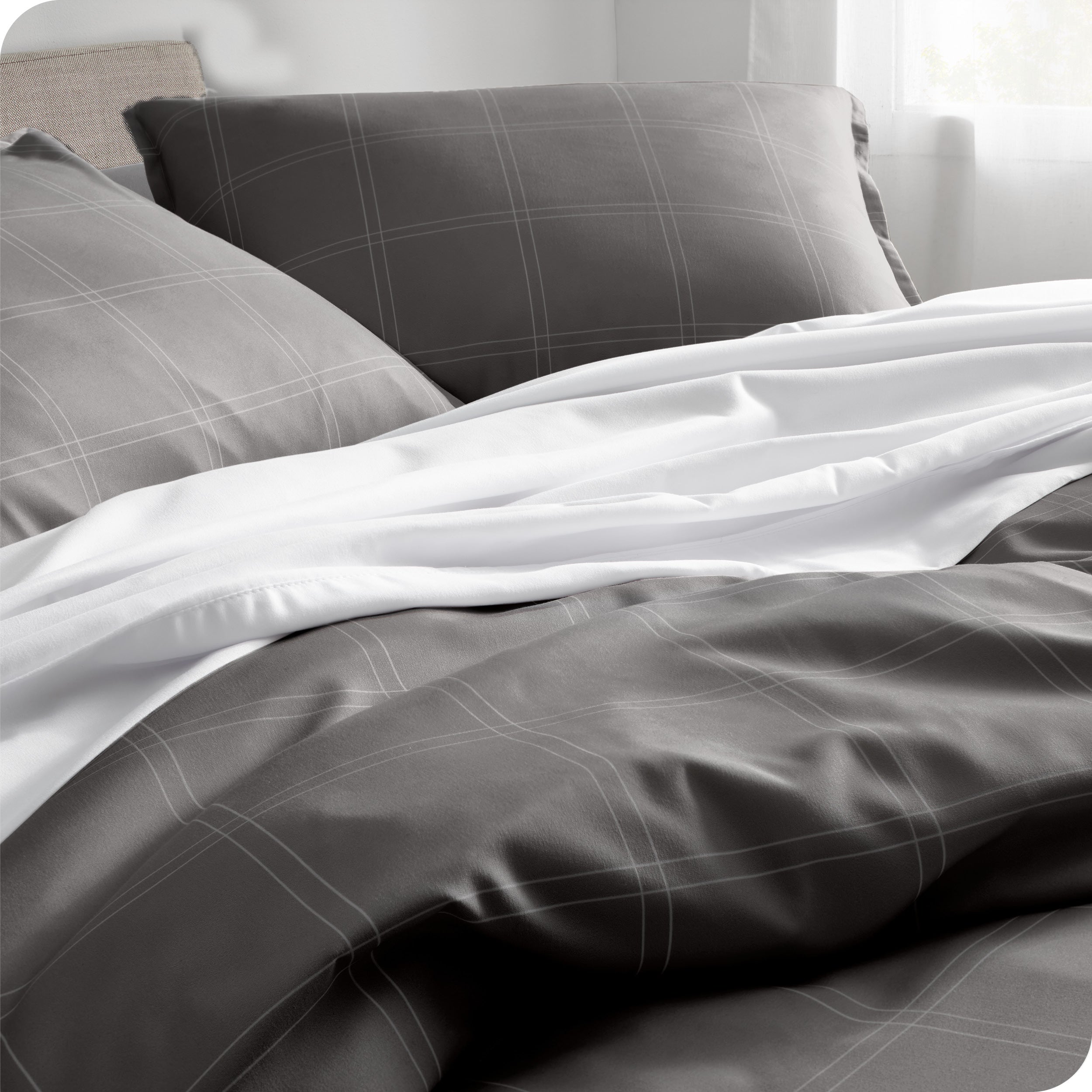Microfiber Duvet Cover & Sham Set - Prints