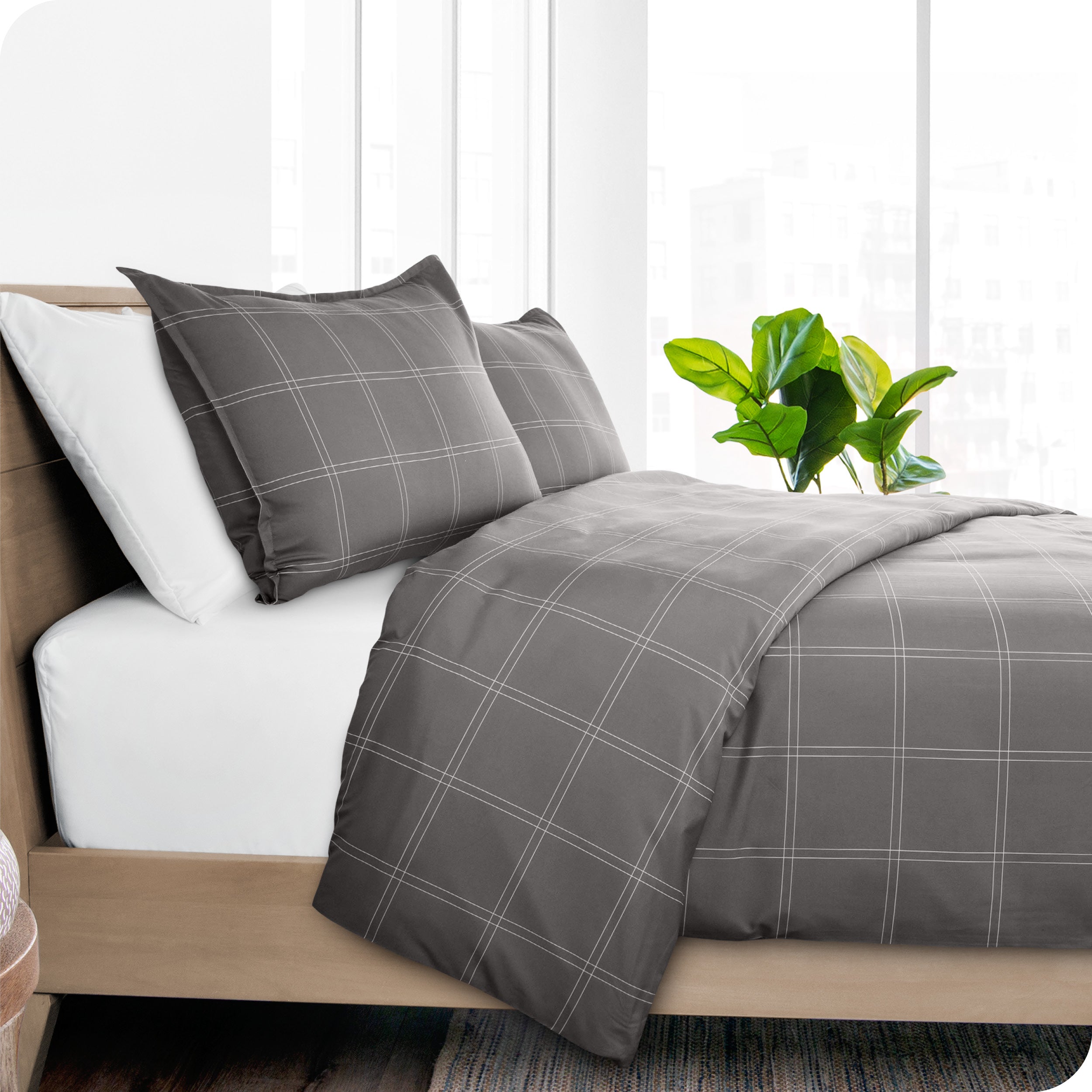 Microfiber Duvet Cover & Sham Set - Prints