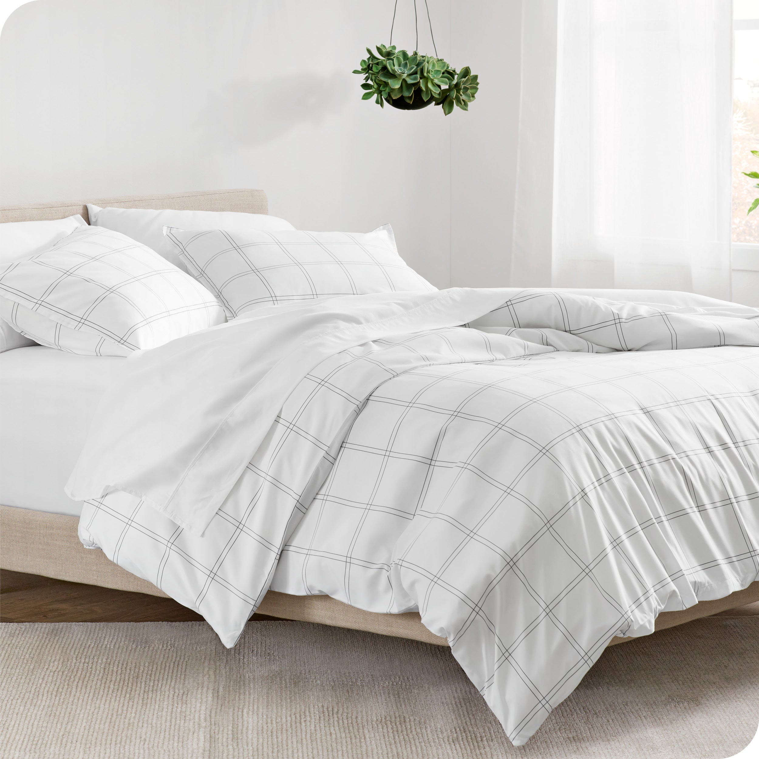 Microfiber Duvet Cover & Sham Set - Prints