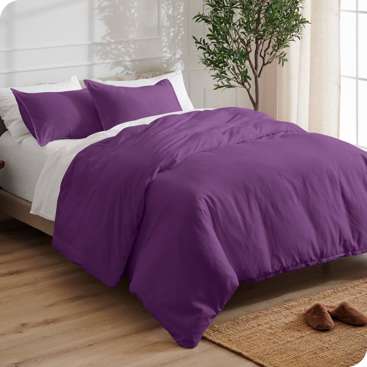 Microfiber Duvet Cover & Sham Set - Bare Home