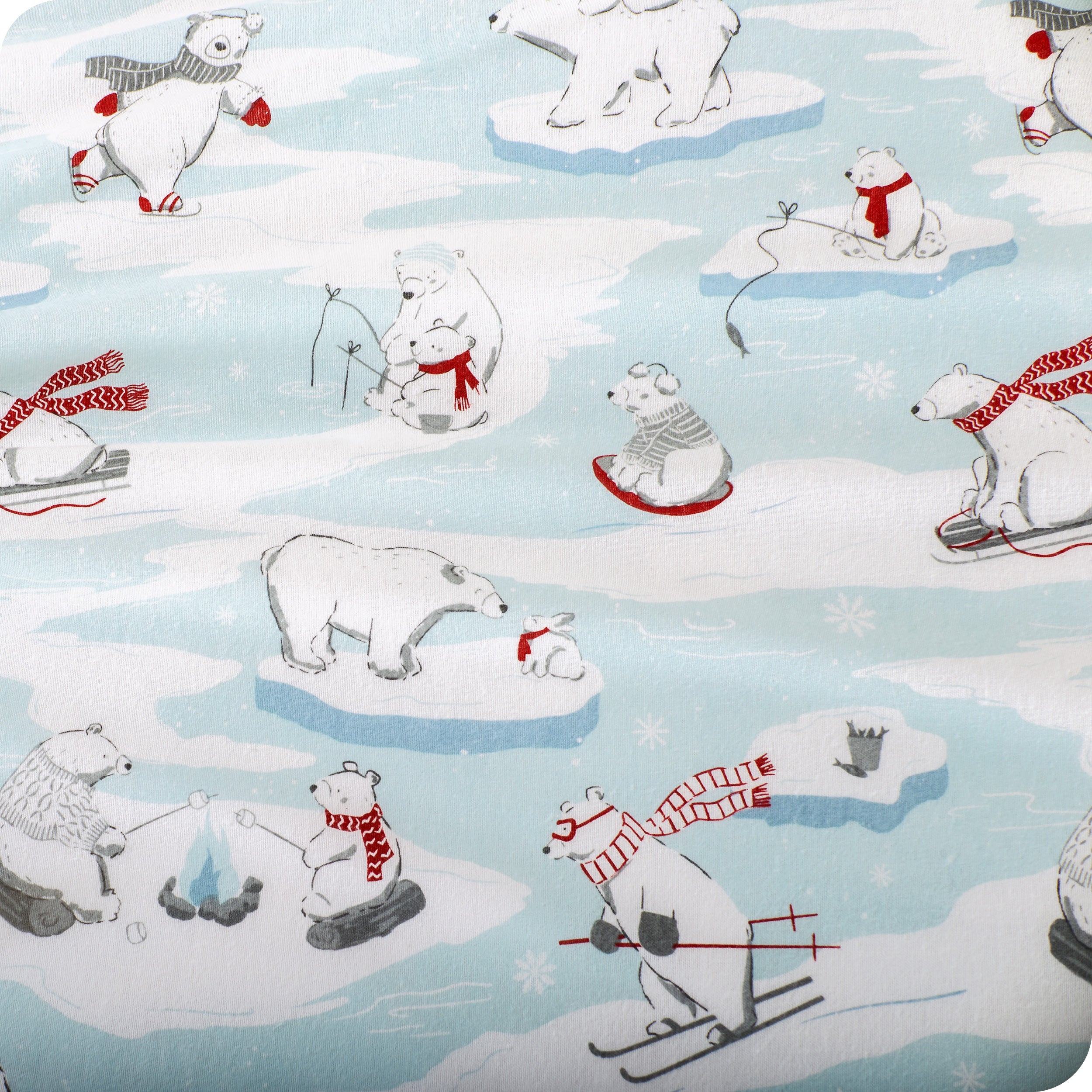 Cotton Flannel Sheet Set - Prints
