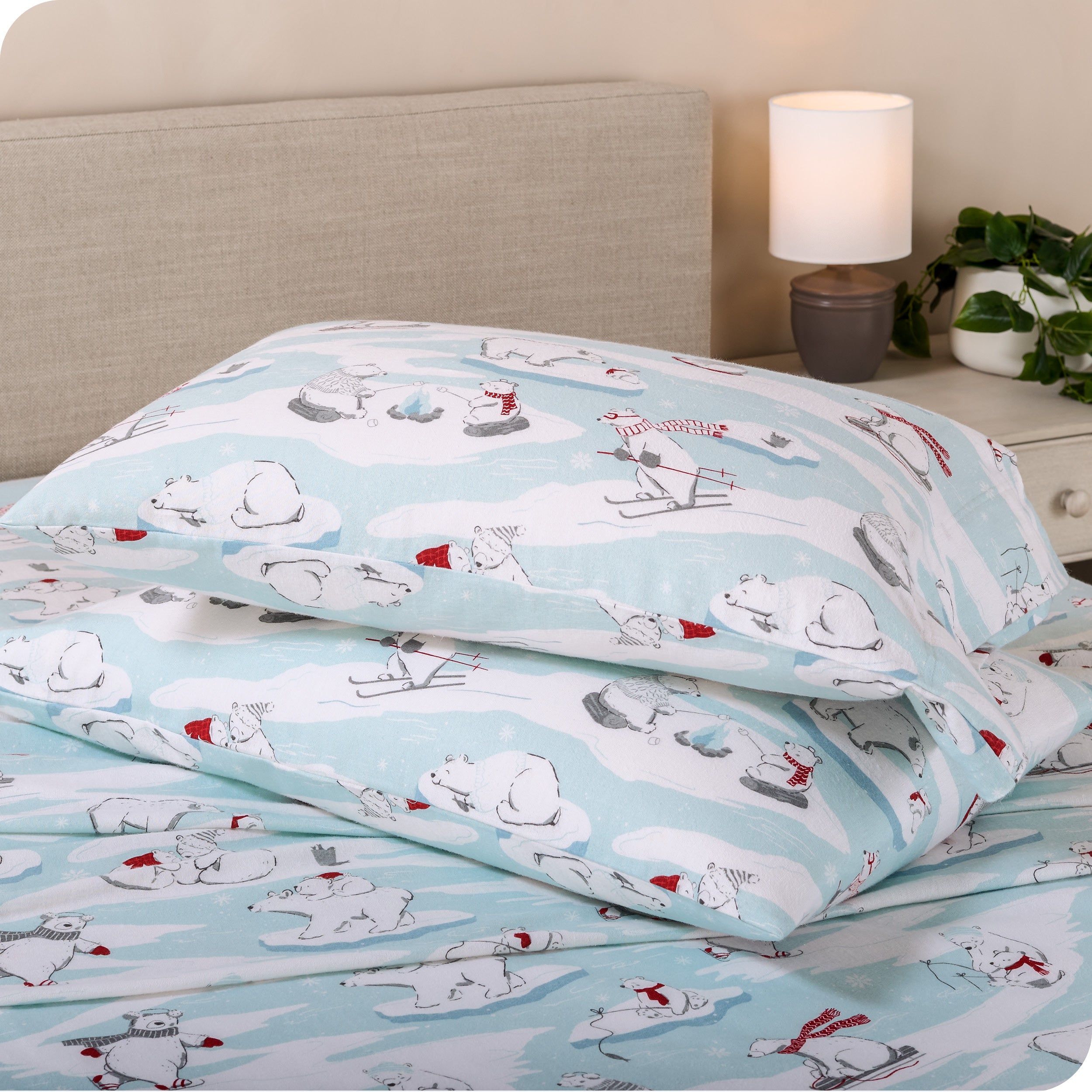 Cotton Flannel Sheet Set - Prints