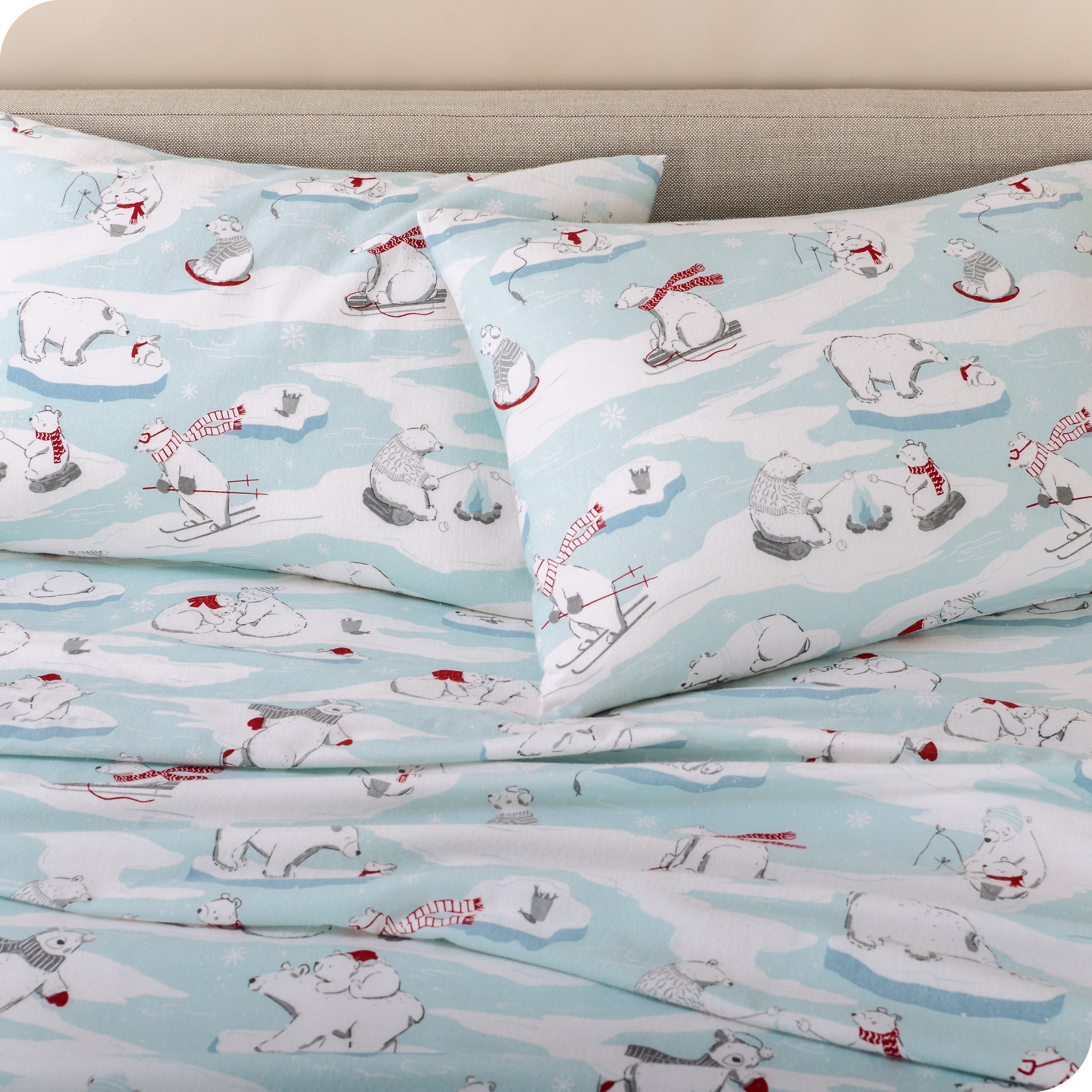 Cotton Flannel Sheet Set - Prints