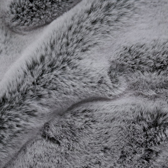 Faux Fur Blanket Fabric Texture Close Up